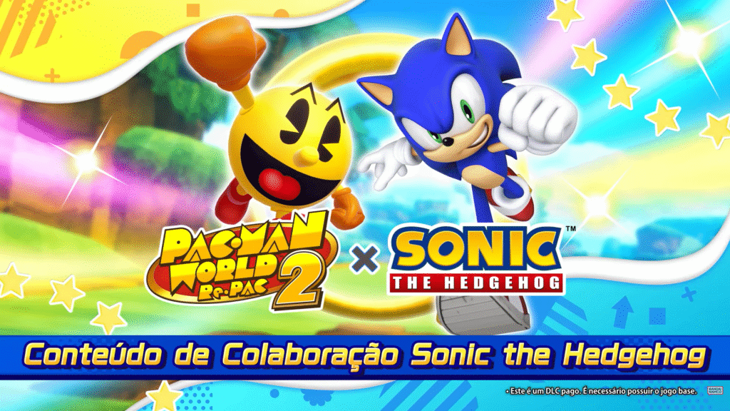 PAC-MAN e Sonic
